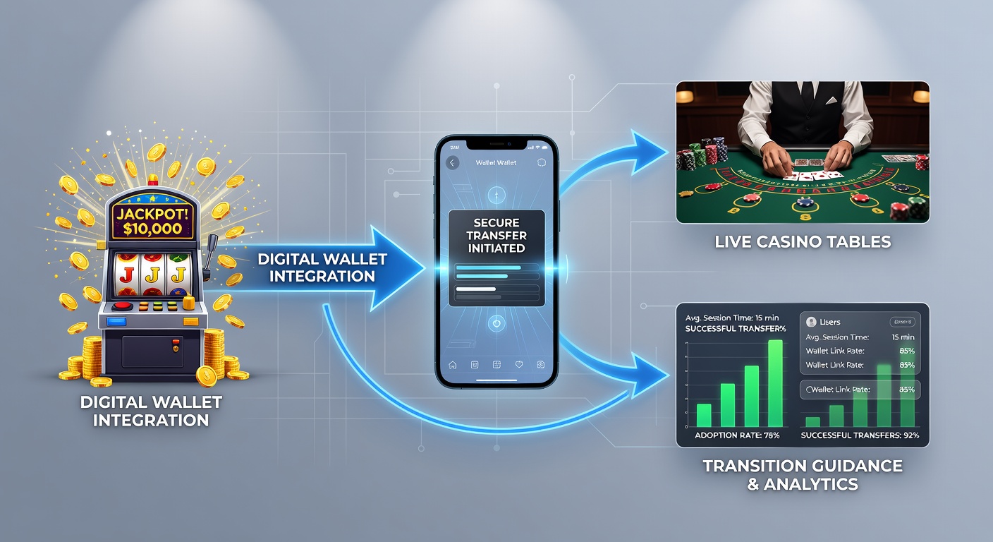 Mobile screen displaying live casino tables alongside digital wallet transaction history for UK players