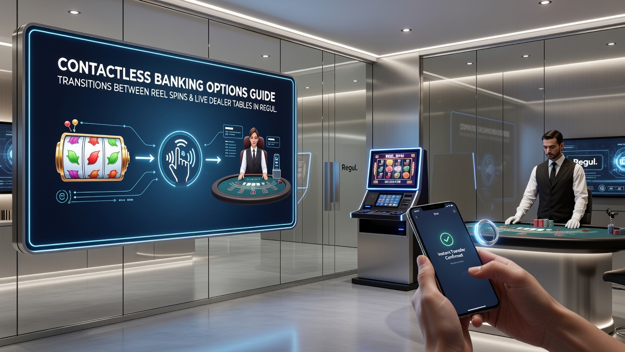 Live dealer table interface showing instant balance updates after contactless deposit