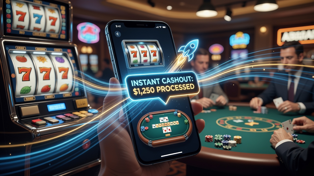Live dealer table view in a mobile betting app with real-time balance updates after cashout